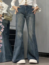 Vintage High Rise Raw Trim Flare Jeans